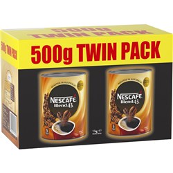  Nescafe Blend 43 Instant Coffee 500gm Can Pack Of 2 0 