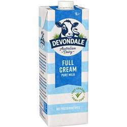  Devondale UHT Long Life Full Cream Milk 1 Litre Pack Of 10 0 
