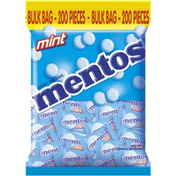  Mentos Lollies Mint Pillow Pack Portion Control 540g 0 