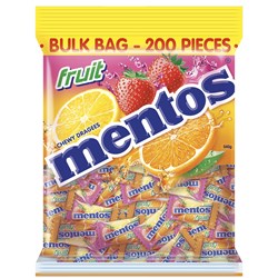  Mentos Lollies Fruit Pillow Pack Portion Control 540g 0 