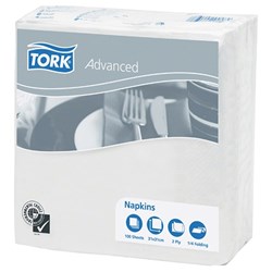 TORK LUNCH SERVIETTES 2 Ply 310X310mm White