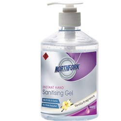  Northfork Instant Hand Sanitising Gel Vanilla Fragrance 500ml 