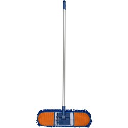  Cleanlink Chenille Dust Mop With Aluminium Handle Blue 0 