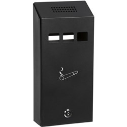 Esselte Ash Bin Wall Mounted 125 Litres Black 0 