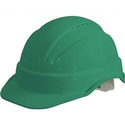  Maxisafe Vented Hard Hat Sliplock Harness Green 0 