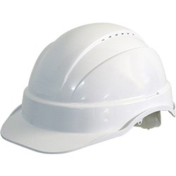  Maxisafe Vented Hard Hat Sliplock Harness White 0 