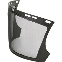  Maxisafe Hard Hat Accessories Replacement Nylon Mesh Visor Black 