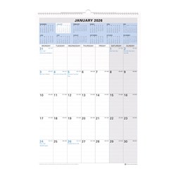  Debden Calendar Wall Planner 394 x 577mm Month To View Wiro 