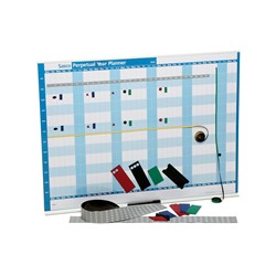  Sasco Perpetual Year Planner Magnetic 855 x 630mm Blue 0 