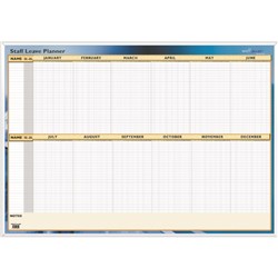 COLLINS WRITERAZE LEAVE PLANNR Staff 700x1000mm