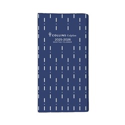  Collins Colplan Planner B6/7 2 Years Month To View Blue 