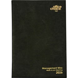 OFFICE CHOICE MANAGEMENT DIARY A4 Week to an Opening 1 Hr