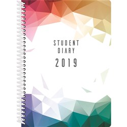 DEBDEN COLPLAN STUDENT DIARIES A5 Week to Open Spiro PP Cover