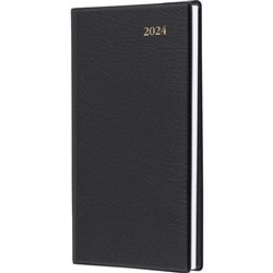 DEBDEN ASSOCIATE DIARY Slimline Week to Open Horz.Blk