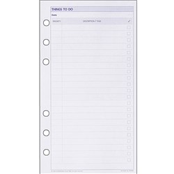 DEBDEN DAYPLANNER REFILL A4 Things To Do