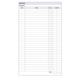 DEBDEN DAYPLANNER REFILL A4 Finances