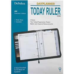  Debden Dayplanner Refill Today Ruler 2pk A4 Edition 