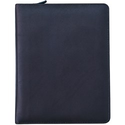 DEBDEN DAYPLANNER ORGANISER Zip, PU Cover Black 216x140mm