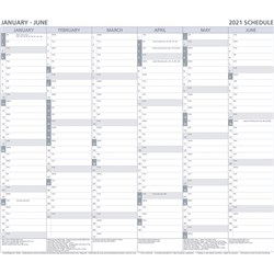 DEBDEN DAYPLANNER REFILL DESK Fold Out Planner 1Yr 216x140mm