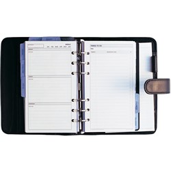 DEBDEN DAYPLANNER REFILL Snap Closure PU Cover 172x96 Personal