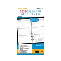  Debden Dayplanner Refill Personal 96 x 172mm Dated Week To View 