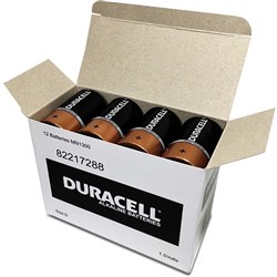  Duracell Coppertop Alkaline Battery Size D Pack Of 12 