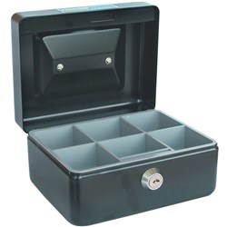  Esselte Classic Cash Box No.6 152 x 118 x 80mm Black 0 