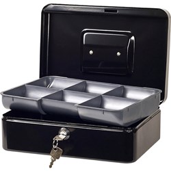  Esselte Classic Cash Box No.8 200 x 150 x 80mm Black 0 
