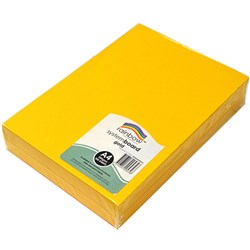 RAINBOW SYSTEM BOARD 200GSM A4 Gold  Pack of 200