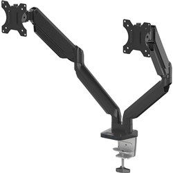  Fellowes Platinum Series Dual Monitor Arm Black 