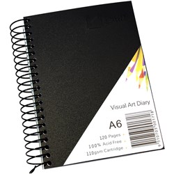(BAN-SWVA6) - QUILL VISUAL ART DIARY A6 - 120p 110