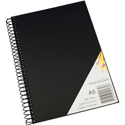 (BTS-344) - (QSM-SWVA5)  QUILL A5 VISUAL ART DIARY