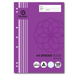 (SPP-197733) - OLYMPIC BINDER BOOK A4 5MM GRID 7 H
