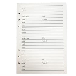 ADDRESS BINDER Refill 32 Leaf