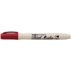 Artline Supreme Brush Marker Dark Red
