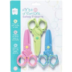 First Creations Safety Scissor Safety Scissors Pack of 3