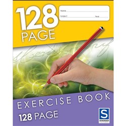  Sovereign Exercise Book 225x175mm 8mm Ruled 128 Page 