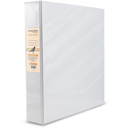 Bibbulmun Insert Binder A4 3D Ring 38mm White 