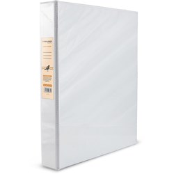BIBBULMUN A4 INSERT BINDER 4D 25mm White