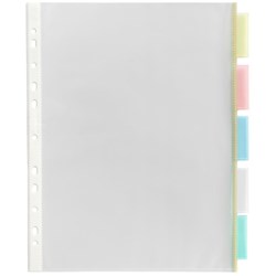  Bibbulmun PVC Divider A4 1-10 Tab Numbered White 