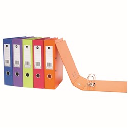 MARBIG PVC LEVER ARCH FILES A4 Summer Colours Pink