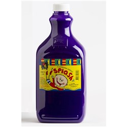 EDUCATIONAL COLOURS CLASSROOM SPLASH PAINT ACRYLIC 2 LITRE PURPLE BLAST