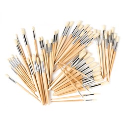 EDVANTAGE SERIES 582 HOGS HAIR ROUND BRUSHES ASSOR