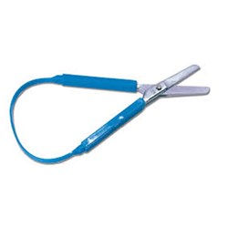 SCISSORS SQUEEZY SPRING LOADED 20CM