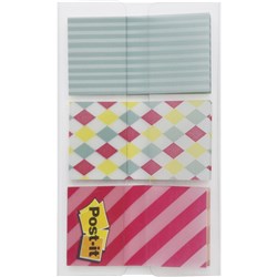 POST-IT 682-CANDY Pattern Flags - 24mm X 43mm