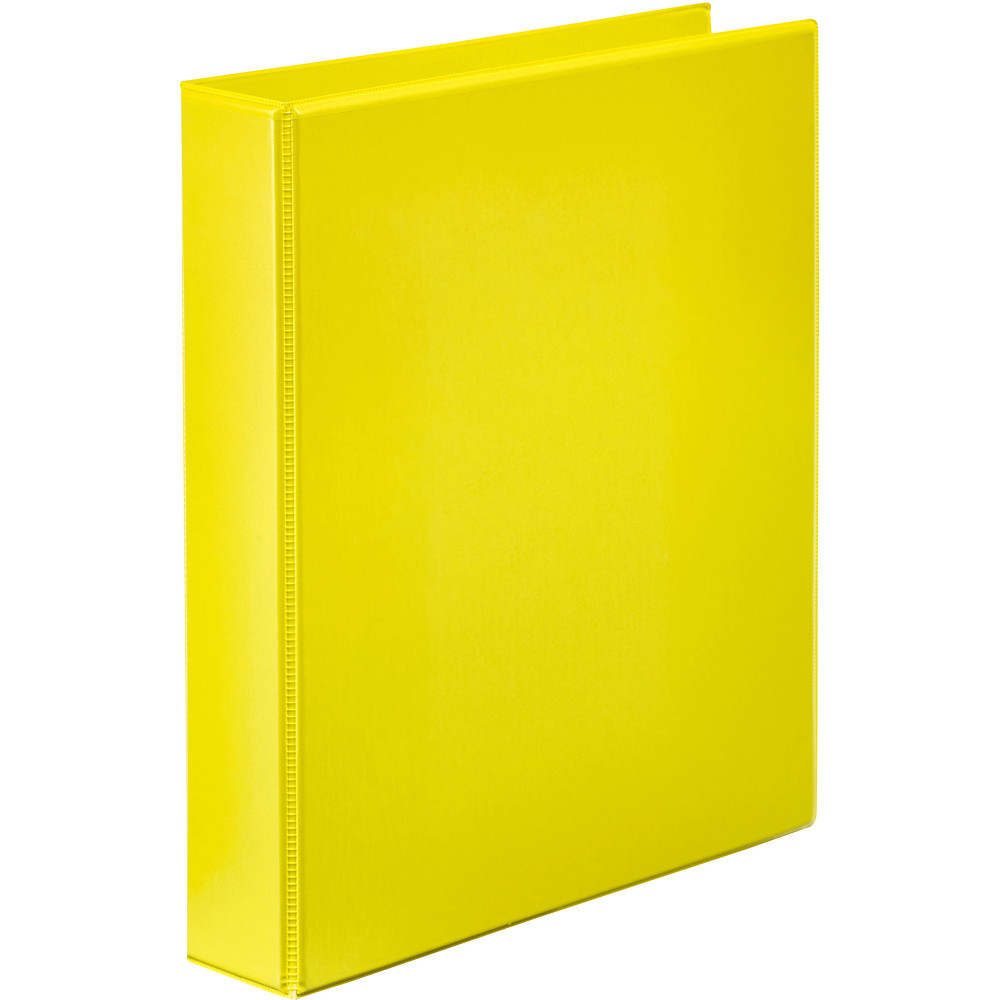 MARBIG CLEARVIEW INSERT BINDER A4 4D RING 50MM YELLOW