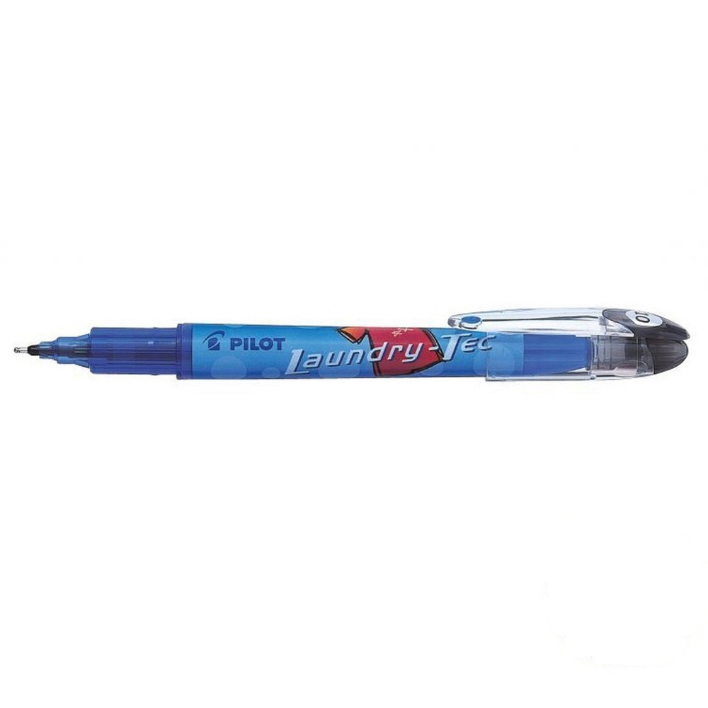 Pilot Marker Laundry-Tec Fabric Black PACK OF 6
