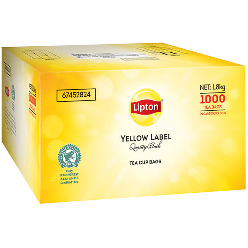 LIPTON YELLOW LABEL TEA CUP Tea bags Pack of 1000