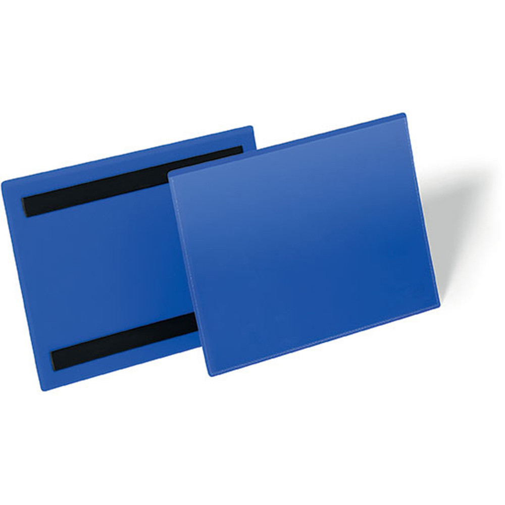 DURABLE LOGISTICS MAGNETIC DOCUMENT POUCH A5 Landscape Pack of 50