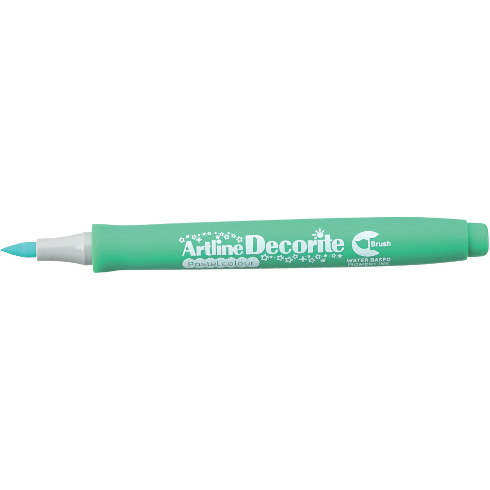 Artline Decorite Brush Markers Pastel Green Pack Of 12